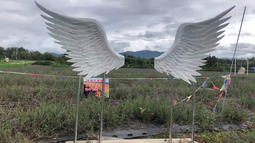 玻璃钢雕塑天使的翅膀
