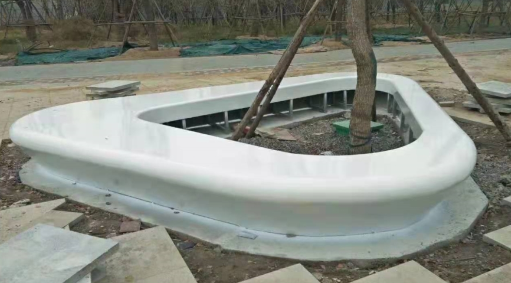 玻璃钢树池坐凳